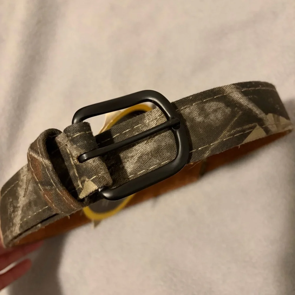 Camo Print Men's Belt with Matte Black Buckle OZARK TRAIL 30-38 CAMOUFLAGE NEW 🆕